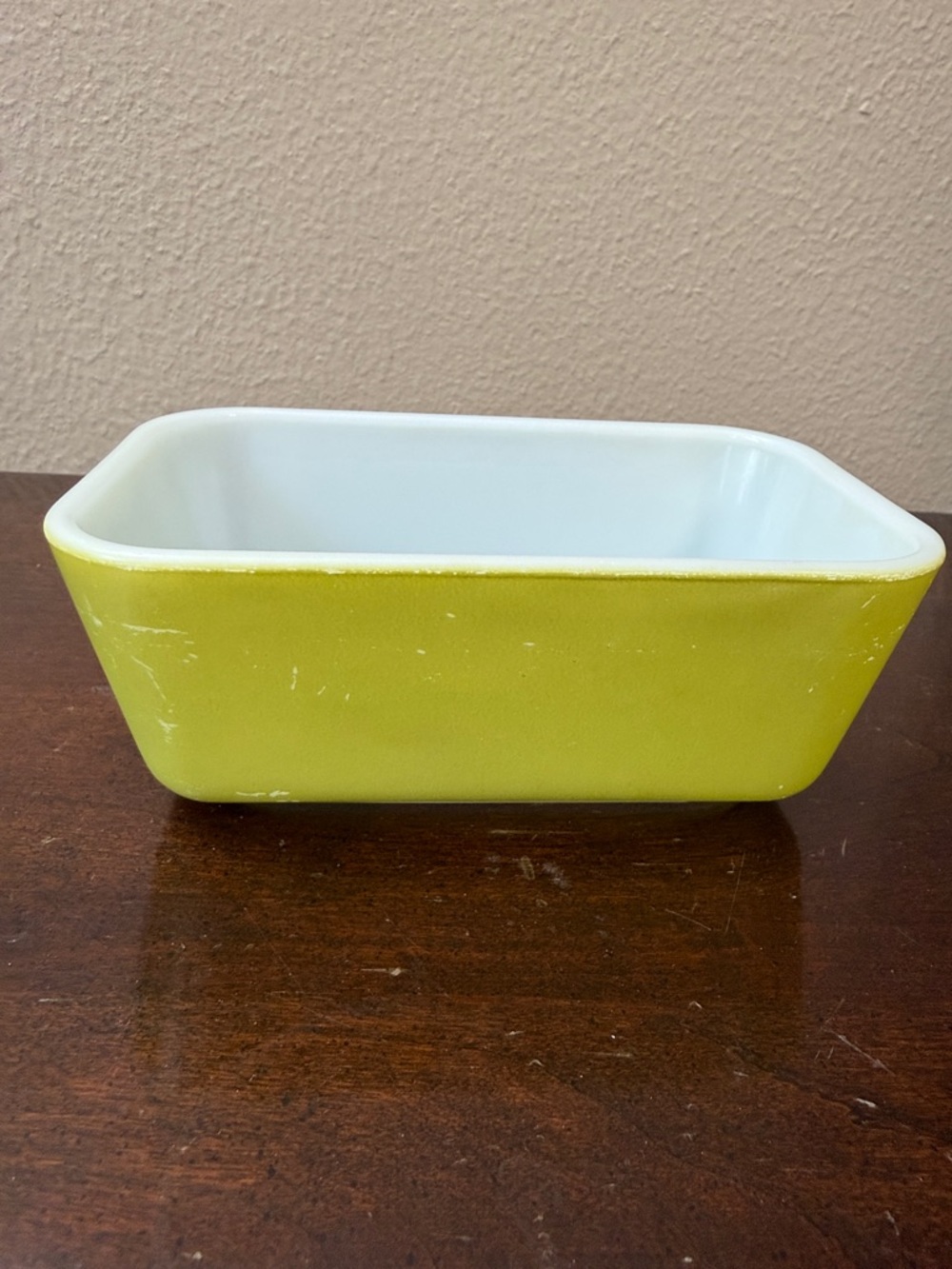 Pyrex Avocado Green Small Rectangular Baking Dish